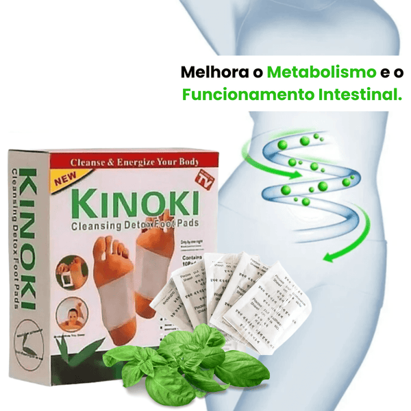 KINOKI - Kit Adesivo Detox - Elimina Dores, Inchaços e Desintoxica (100% Natural)