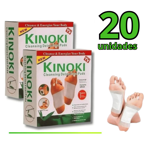 KINOKI - Kit Adesivo Detox - Elimina Dores, Inchaços e Desintoxica (100% Natural)