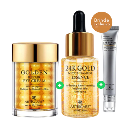 Kit Golden 24k - Tratamento facial