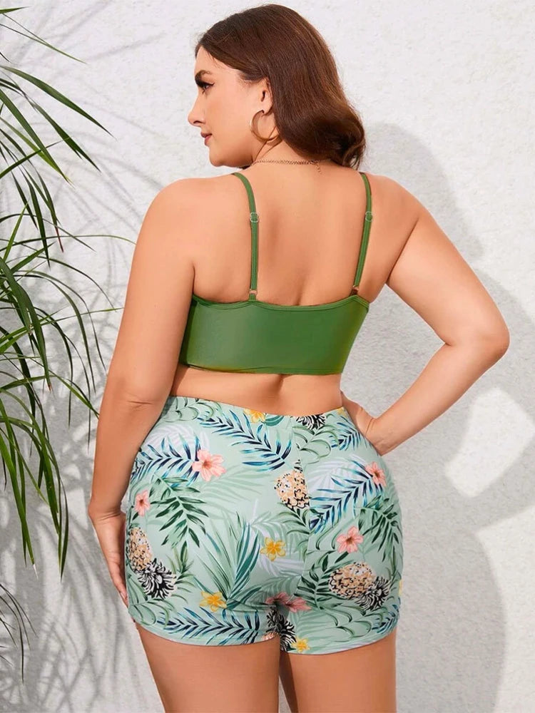 Biquíni Yarin - Conjunto 3 Peças Plus Size